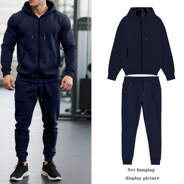 Men's sports suit with hood and practical pockets Lune London