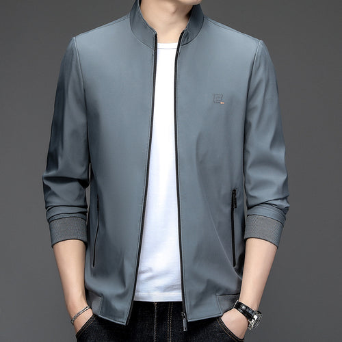 Fashionable men's transition jacket with functional zips Amarae