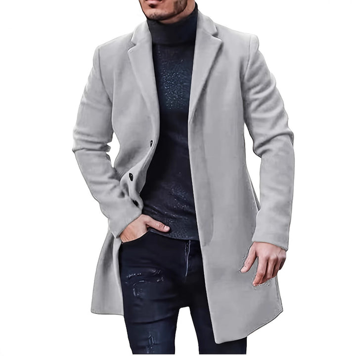 Elegant wool coat for men in slim fit Amarae