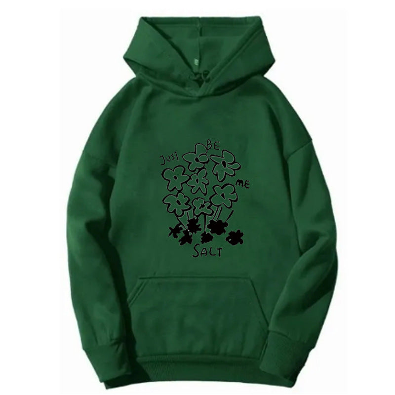 Women's hoodie with artistic floral motif Chic & Stil