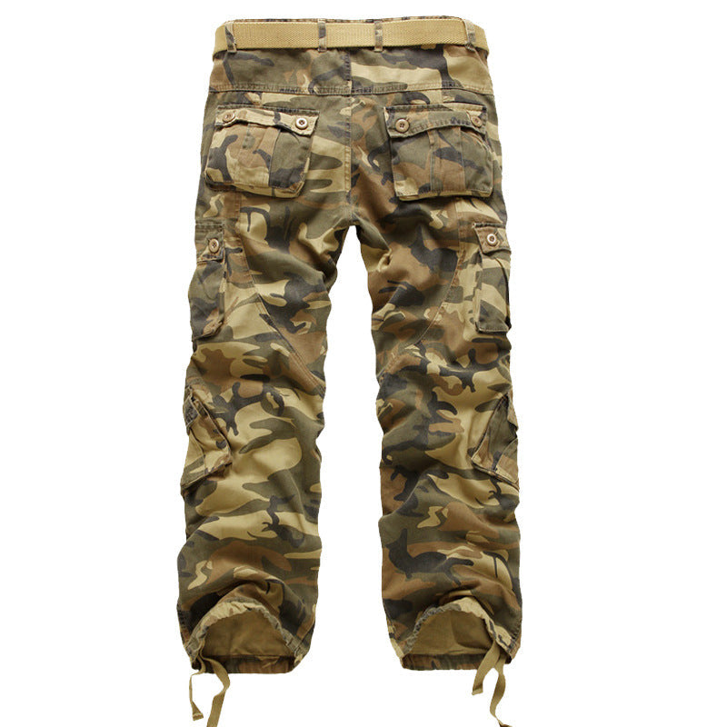 Lune London | Men's cargo pants with elastic waistband and versatile pockets