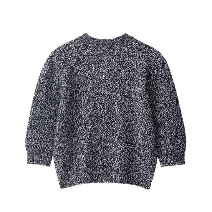 Cardigan for women with innovative textured pattern and button placket Lune London