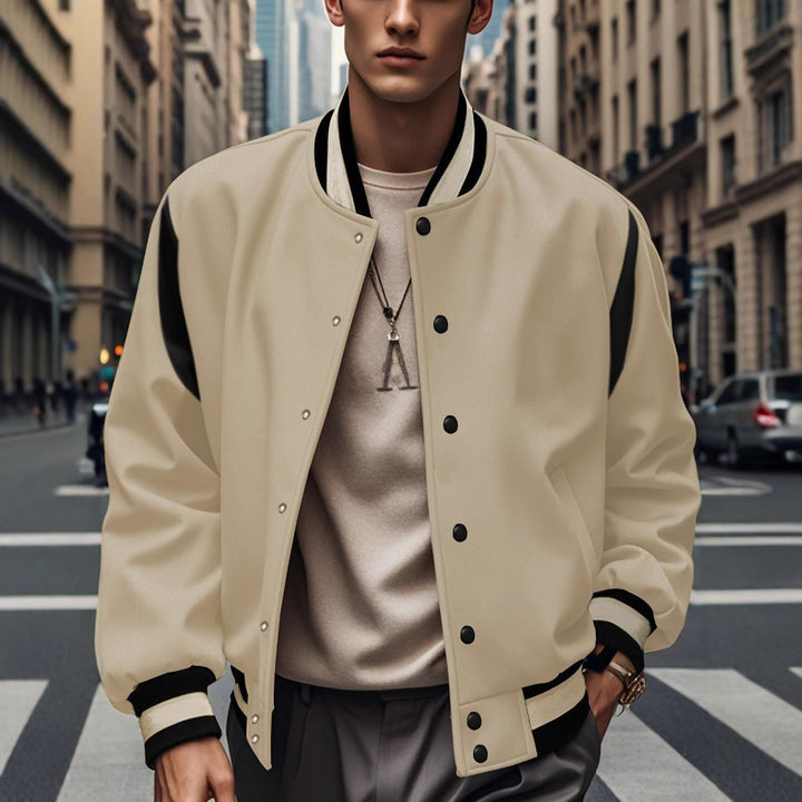 Trendy bomber jacket for men with contrasting details Lune London