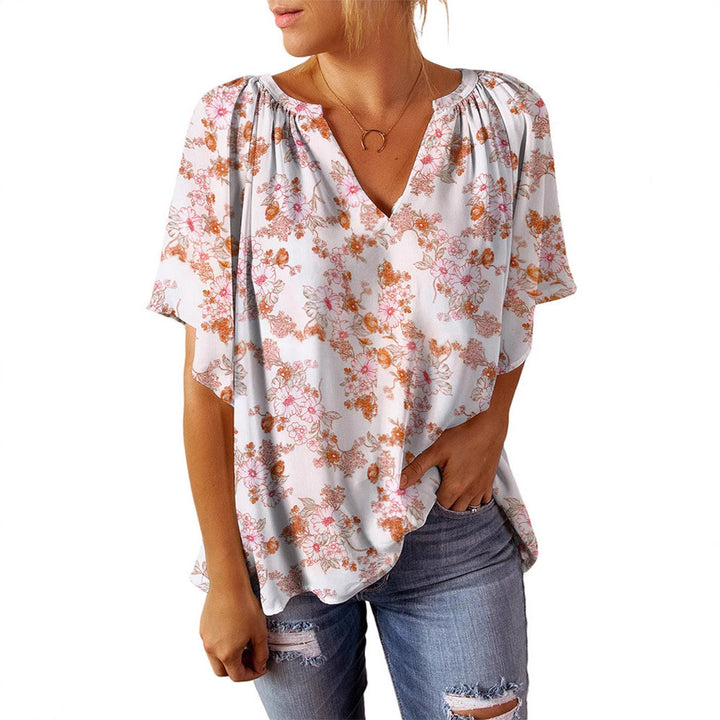 Women Lightweight Floral Pattern Blouse Lune London