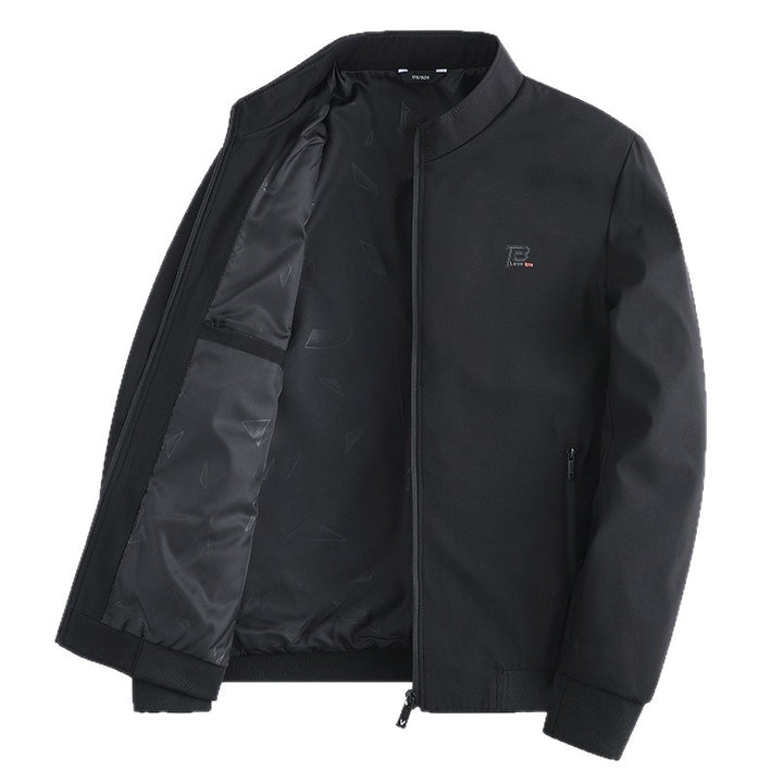 Fashionable men's transition jacket with functional zips Lune London