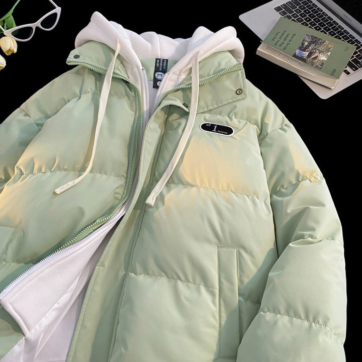 Ladies stylish quilted jacket with integrated hoodie Amarae