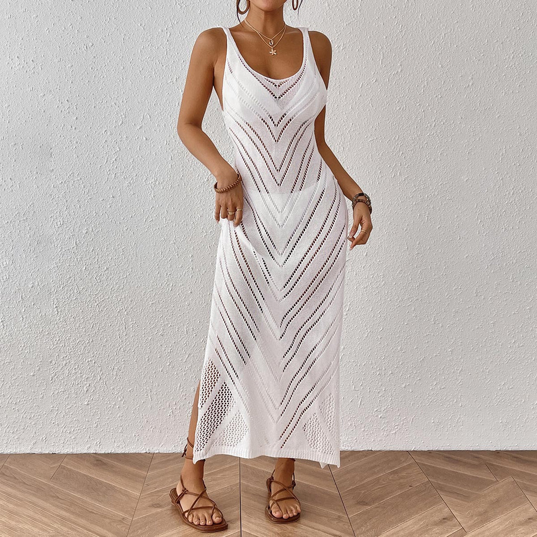 Ladies Light Chic Maxi Knit Dress