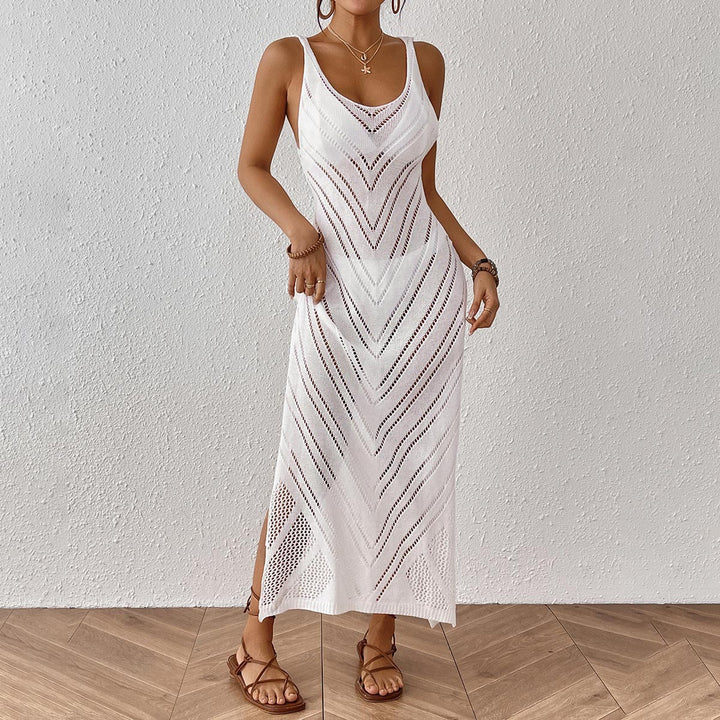 Ladies Light Chic Maxi Knit Dress