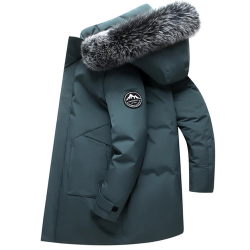 Men’s Water-Repellent Winter Parka with Removable Hood & Cozy Lining | Amarae