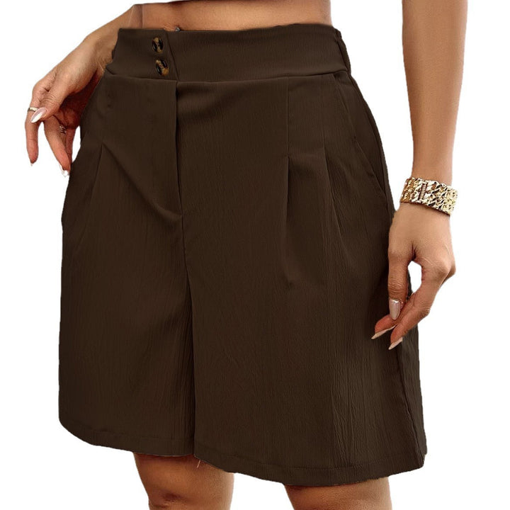 Women's Fashion Shorts with elegant button placket Lune London