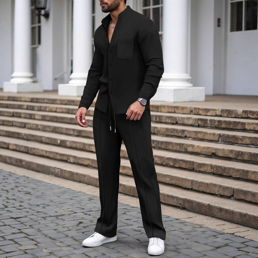 Comfortable nightwear for men with breathable top and elastic pants Lune London