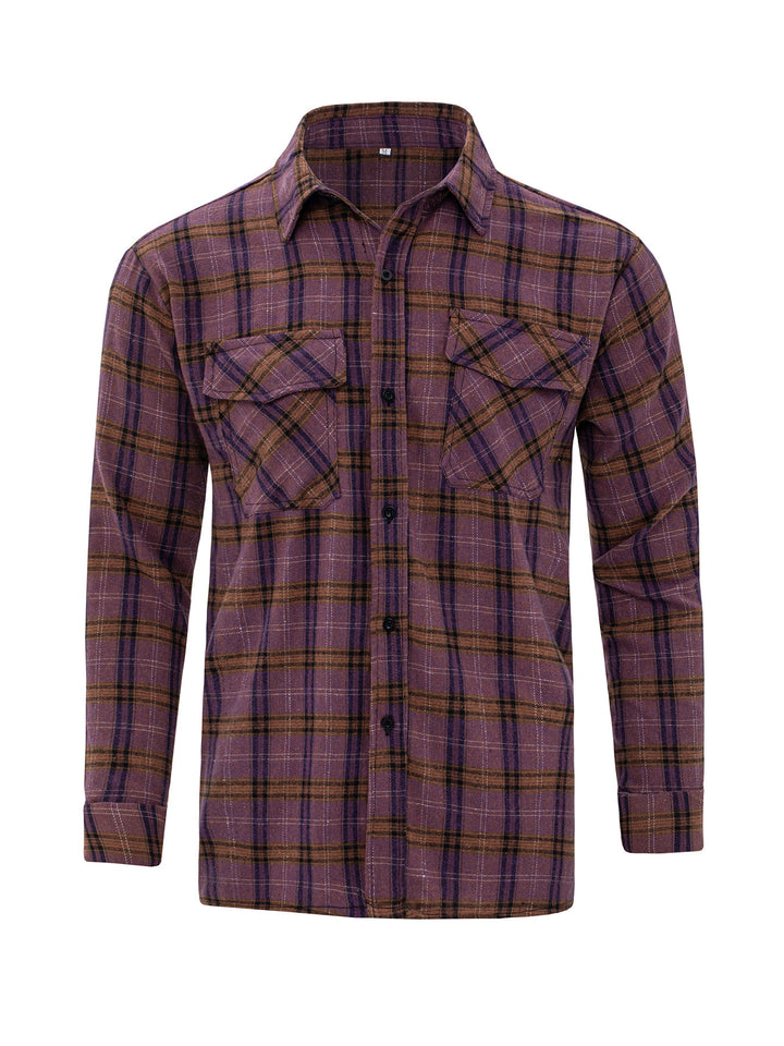 Plaid flannel shirt for men Lune London