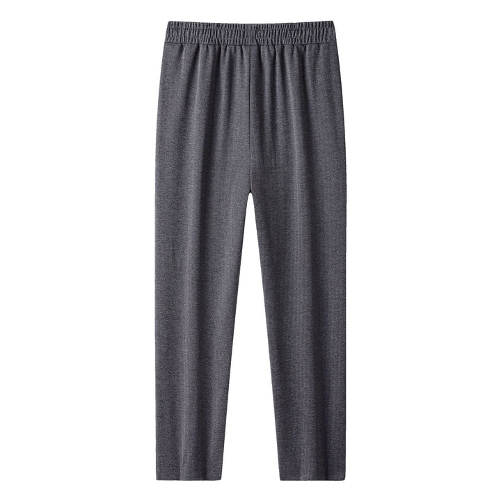 Men's joggers with herringbone pattern, elastic waistband, and drawstring Amarae