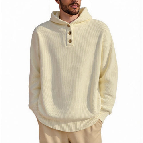 Men's hoodie with embossed pattern Amarae