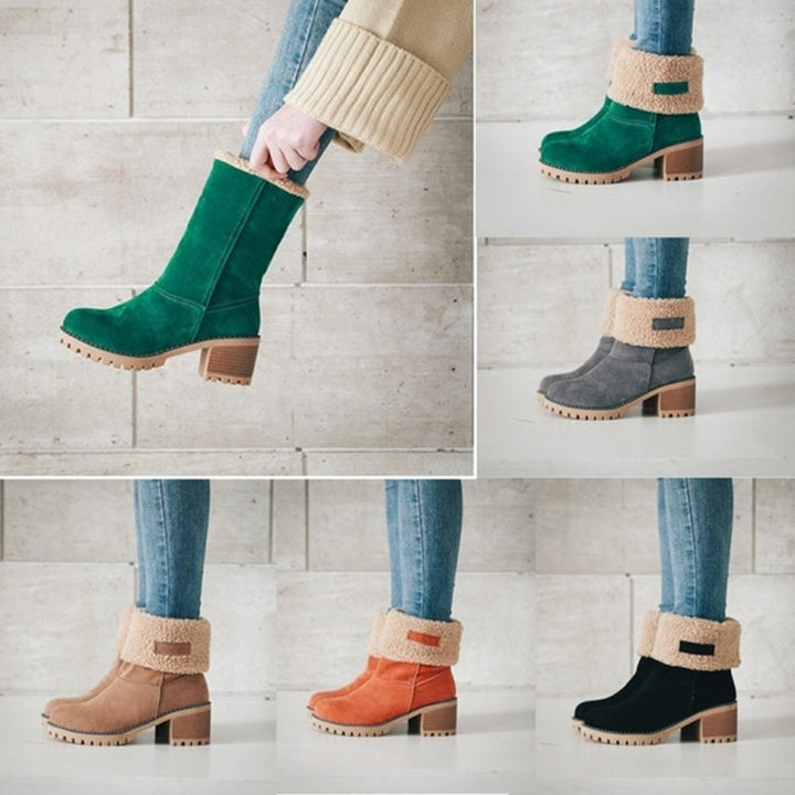 Ladies Comfortable Ankle Boots with Warm Lining Lune London
