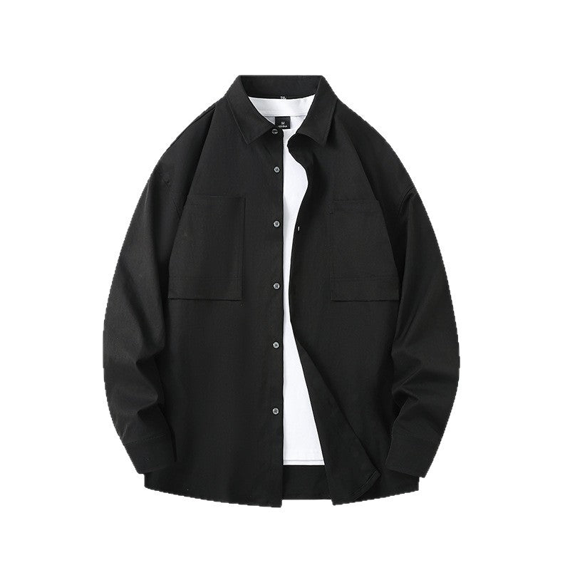 Casual overshirt for men with practical chest pockets Amarae