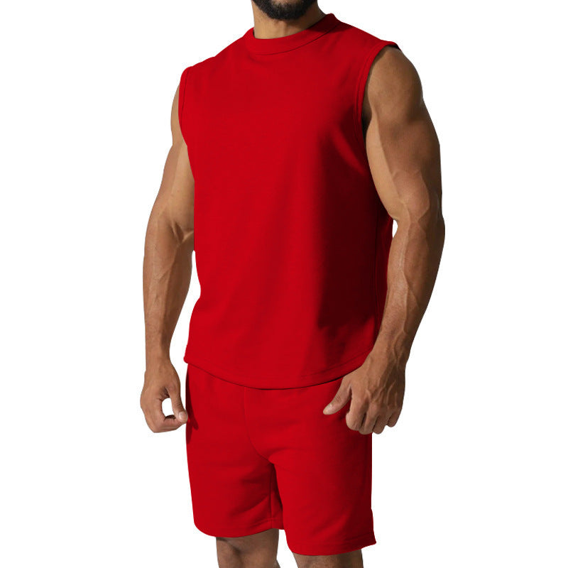 Men's short sleeve athletic set with elastic waistband and modern design Lune London