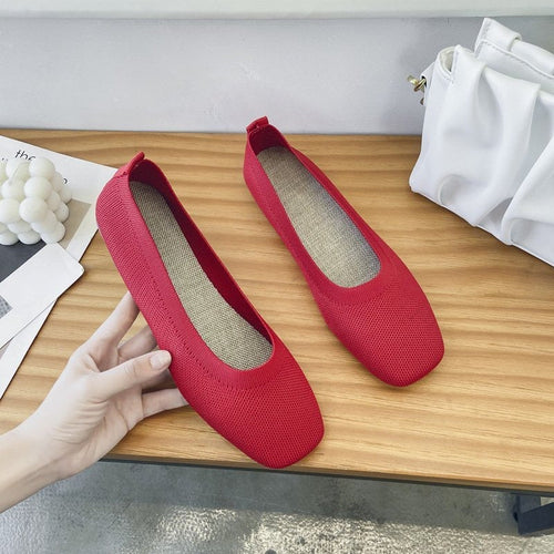 Women's Breathable Ballet Flats Made of Flexible Material Amarae