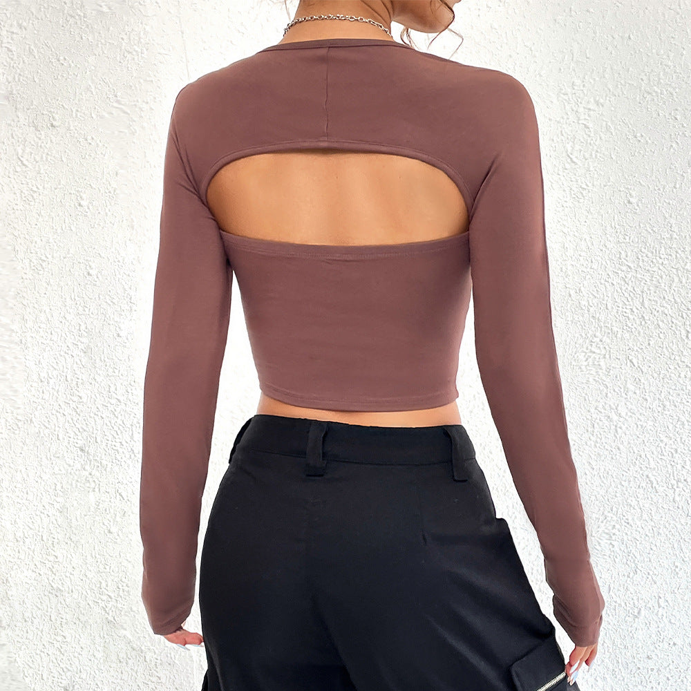 Haut pour femmes avec encolure asymétrique et manches longues Chic & Stil