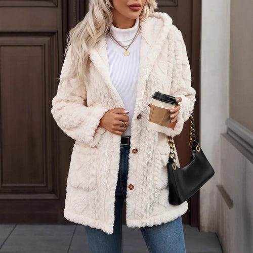 Ladies Cozy Plush Hoodie Amarae
