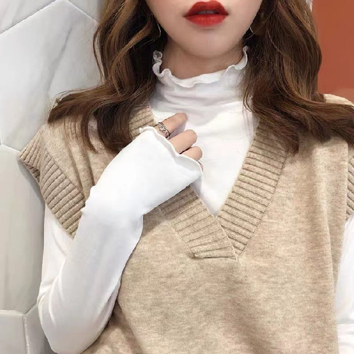 Women's elegant knitted top with ribbed texture Chic & Stil