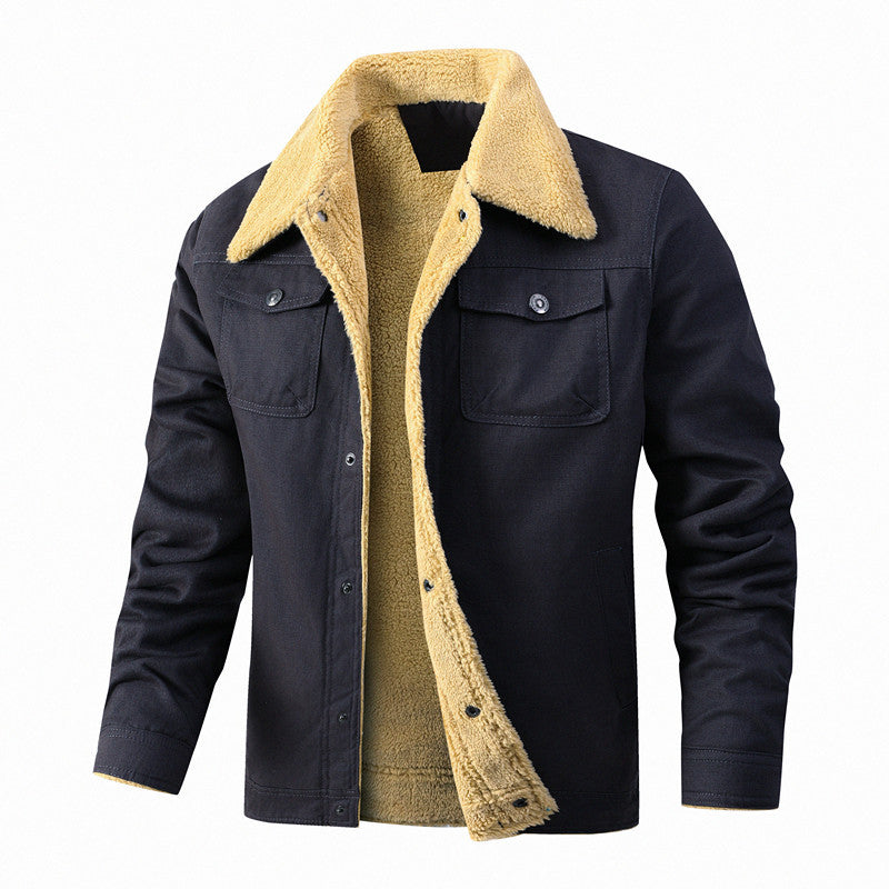 Men's outer jacket with practical collar Lune London
