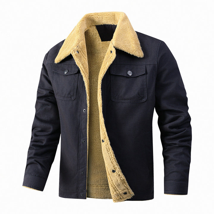 Men's outer jacket with practical collar Lune London
