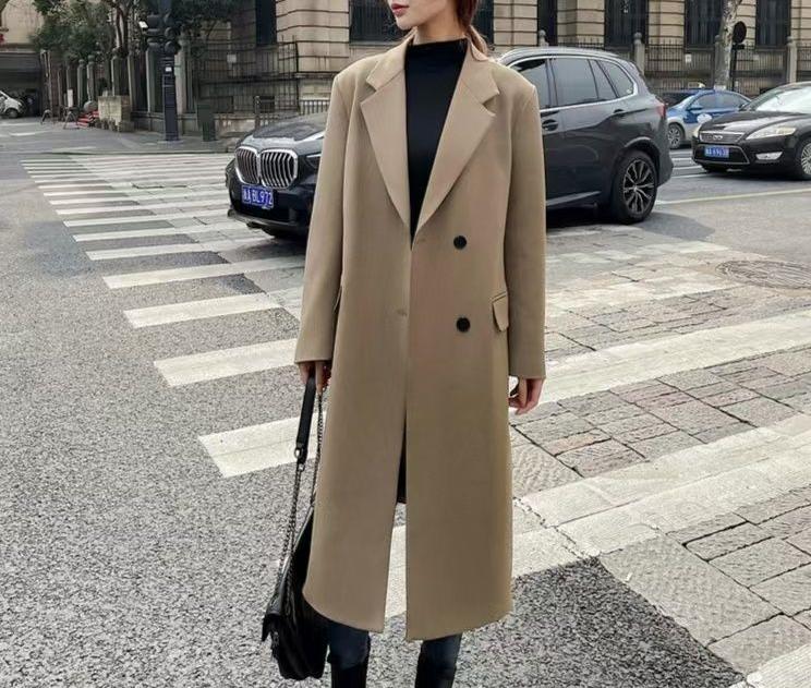Manteau élégant pour femmes à double boutonnage Chic & Stil