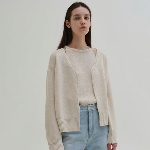 Gilet tricoté Chic & Stil confortable et élégant pour femmes