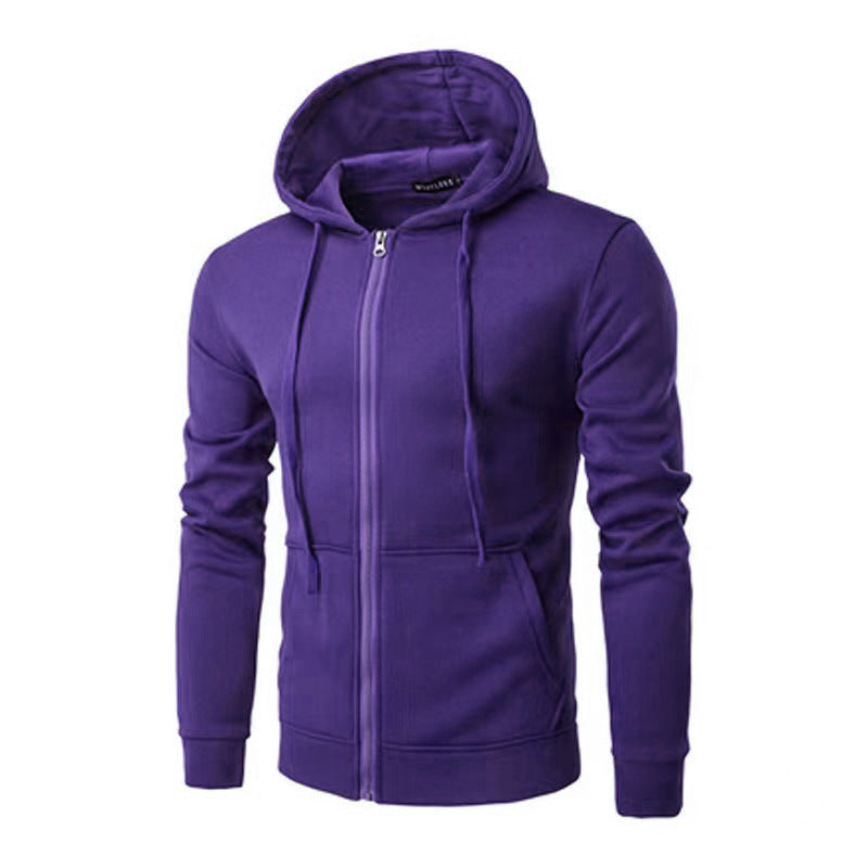 Ladies zip-up sweatshirt with full zipper and kangaroo pocket Lune London