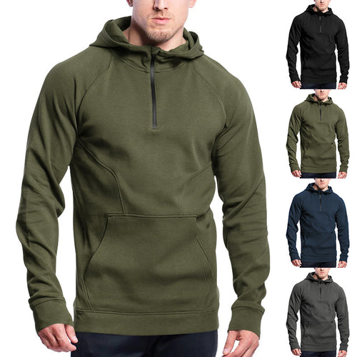 Men's hoodie with half-zip Amarae