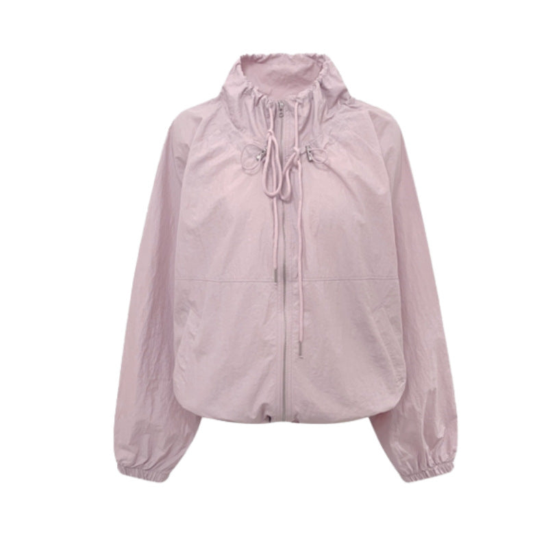 Veste de transition légère pour femmes avec cordon de serrage ajustable Chic & Stil