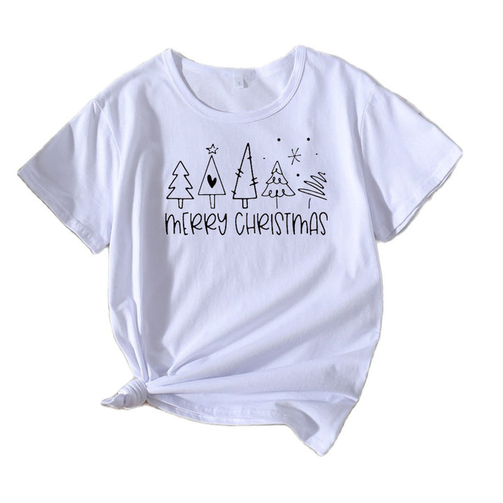 Women’s comfortable chic holiday graphic T-shirt