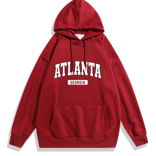 Women's hoodie with stylish Atlanta print Chic & Stil