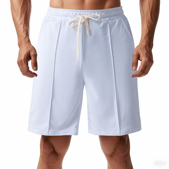 Comfortable sports shorts for men with elastic waistband and practical side pockets Lune London