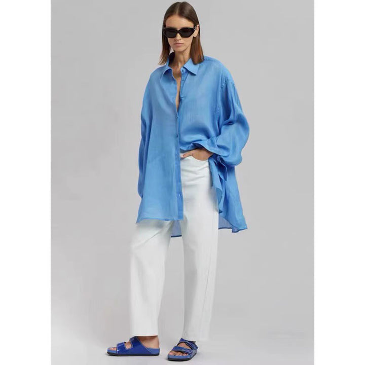 Chemise décontractée pour femmes avec des manches larges Chic & Stil