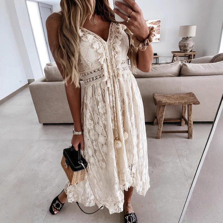 Lune London Lace Maxi Dress for Women