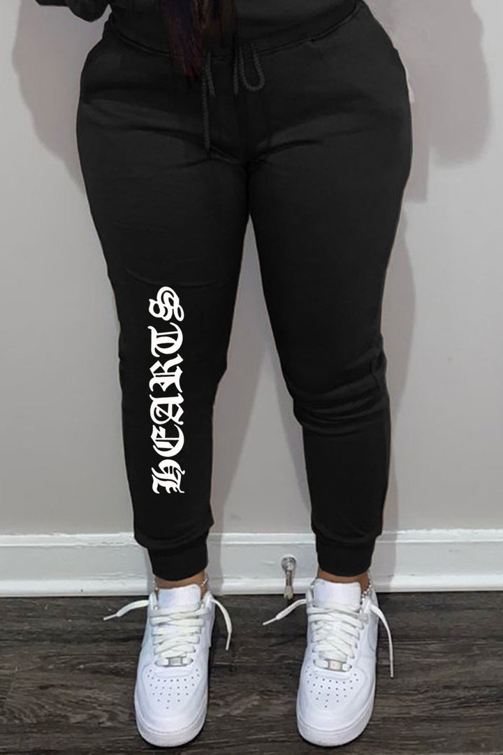 Comfortable women's joggers with side inscription Lune London