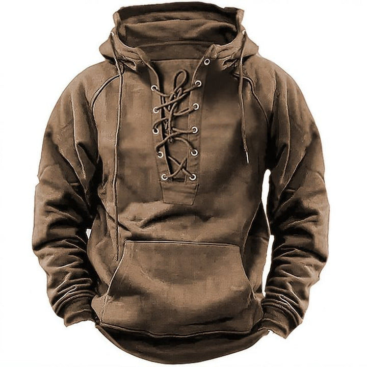 Amarae | Men's hoodie with modern lace-up design and soft inner lining