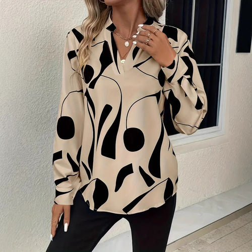 Haute couture blouse for women with modern pattern Amarae