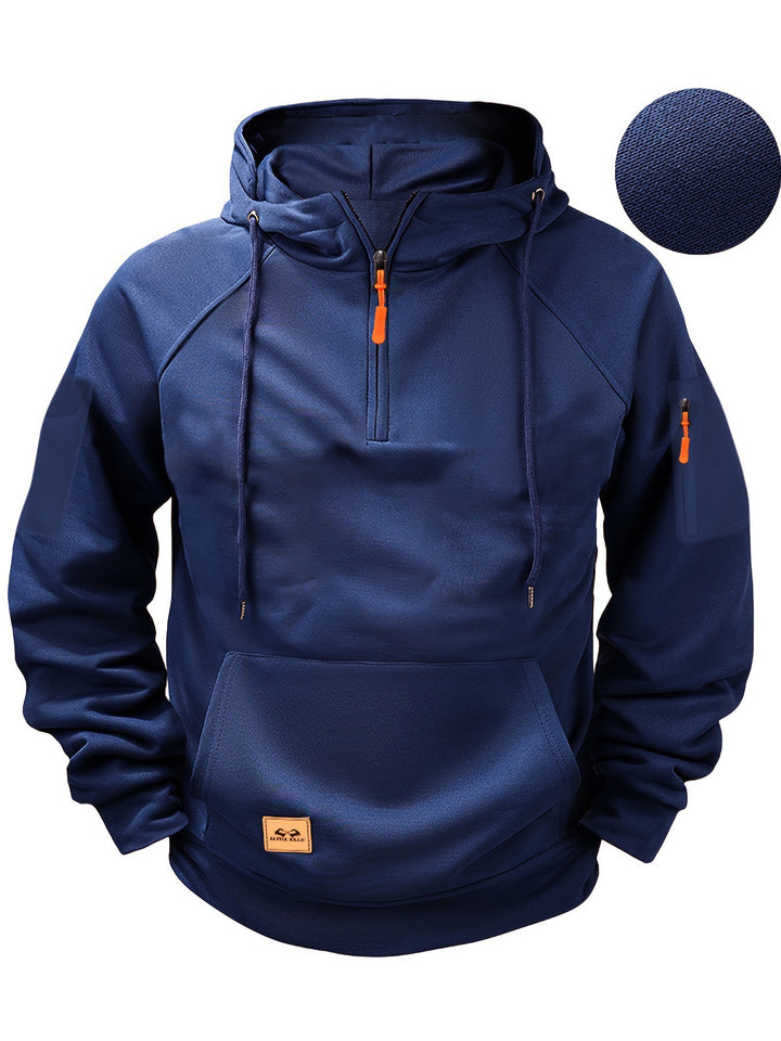 Men's sporty chic hoodie sweatshirt