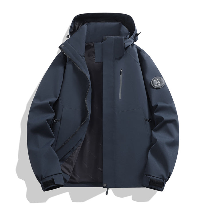 Men's Softshell Outdoor Parka with technical membrane, welded seams and waterproof zippers Amarae