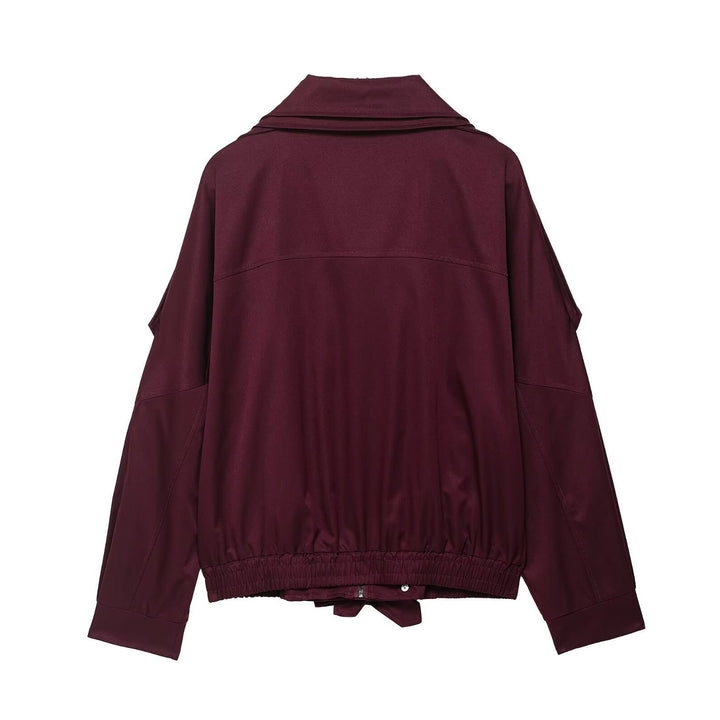 Sporty transitional jacket for women with adjustable waist and practical pockets Lune London