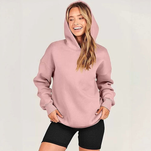 Ladies Oversized Hooded Sweatshirt Sporty Amarae