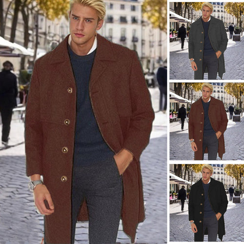 Elegant wool coat for men Amarae