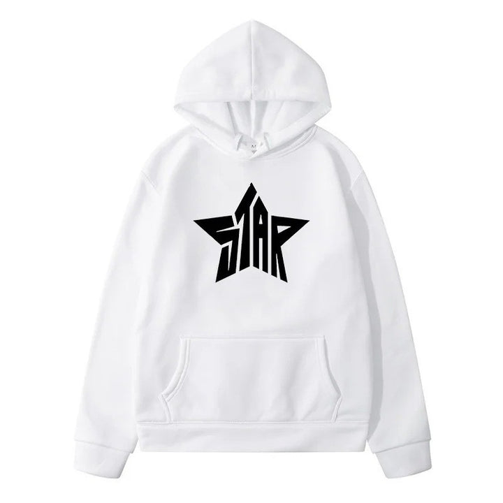 Women's hoodie with stylish star motif Chic & Stil