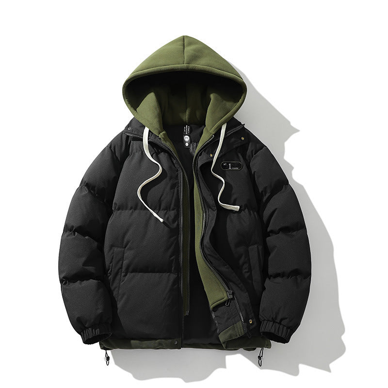 Urban jacket for men in down with removable inner lining Lune London