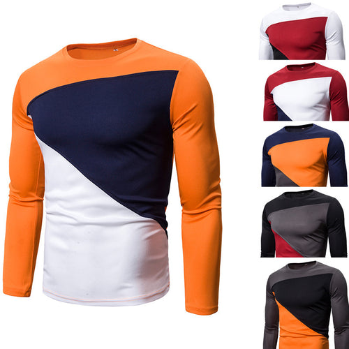 Men's long sleeve sporty T-shirt with innovative cut and breathable design Amarae