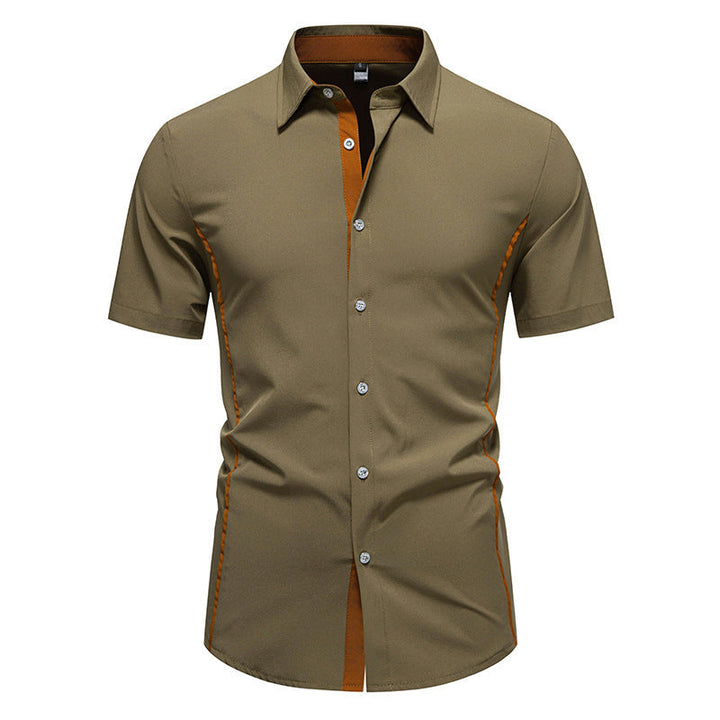 Men's Short Sleeve Shirt with Modern Cut Lune London