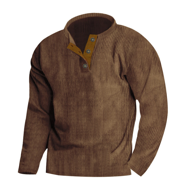 Comfortable knit sweater for men with an innovative button design and a soft material Lune London